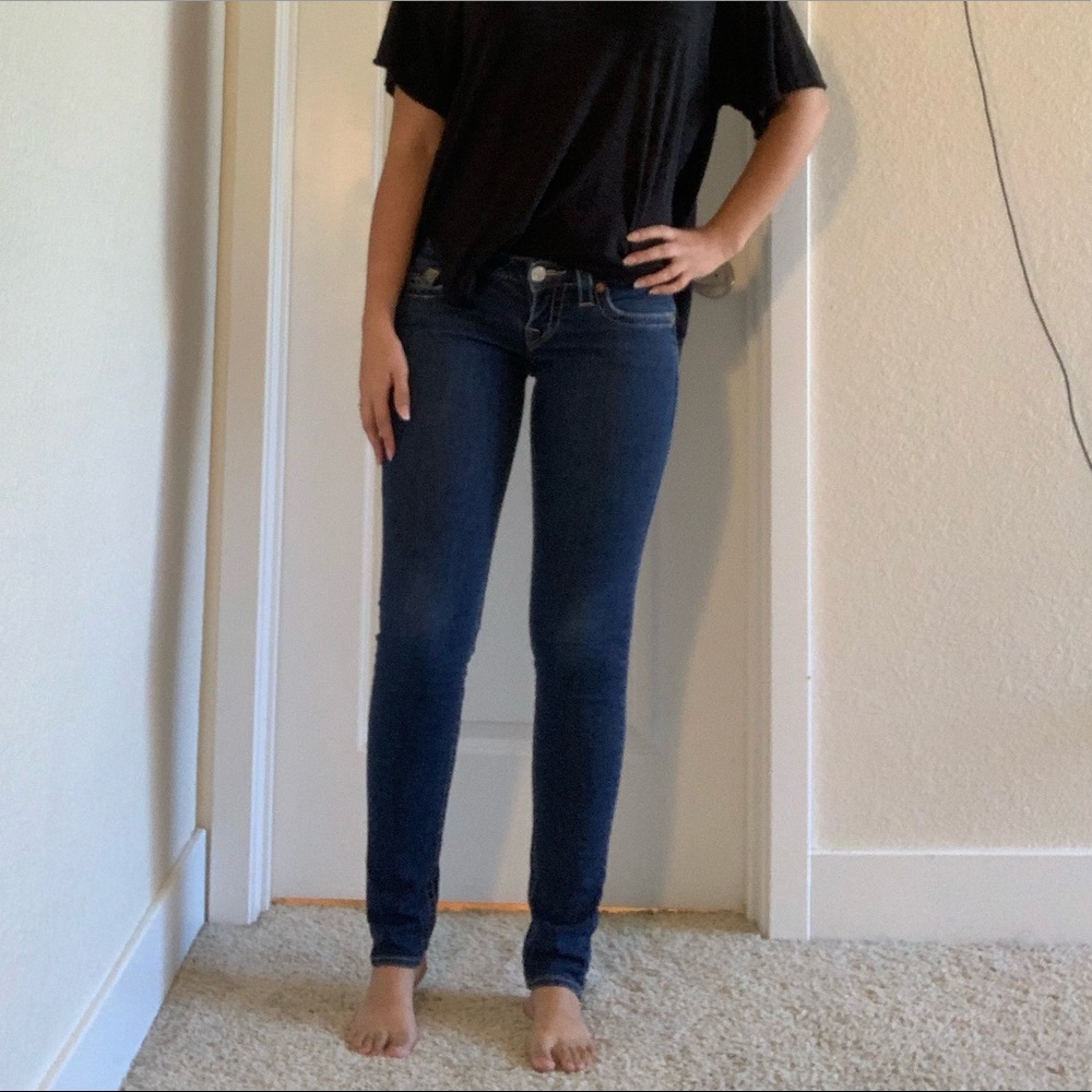 True Religion Regular-Low Rise Skinny Jeans